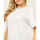 Vêtements Femme T-shirts & Polos BOSS T-shirt femme  à col rond avec double monogramme brodé Blanc