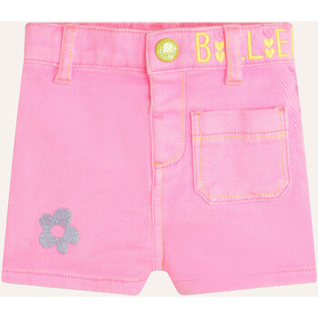 Vêtements Fille Shorts Eric / Bermudas Billieblush Short  pour fille avec poches et broderie Rose