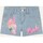 Vêtements Fille Shorts / Bermudas Billieblush Short en jean fille  avec patch sequins Bleu