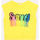 Vêtements Fille T-shirts & Polos Billieblush T-shirt  fille en coton avec imprimé Jaune