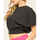 Vêtements Femme T-shirts & Polos Jijil T-shirt col rond  en coton modèle crop Noir