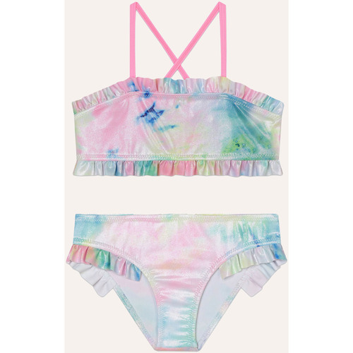 Vêtements Fille Maillots / robe Shorts de bain Billieblush Maillot de bain bikini imprimé  pour fille Multicolore