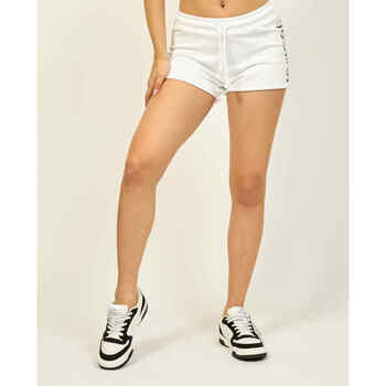 Vêtements Femme Shorts / Bermudas Disclaimer short de sport en coton avec logo Blanc