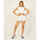 Vêtements Femme Shorts / Bermudas Disclaimer short de sport en coton avec logo Blanc