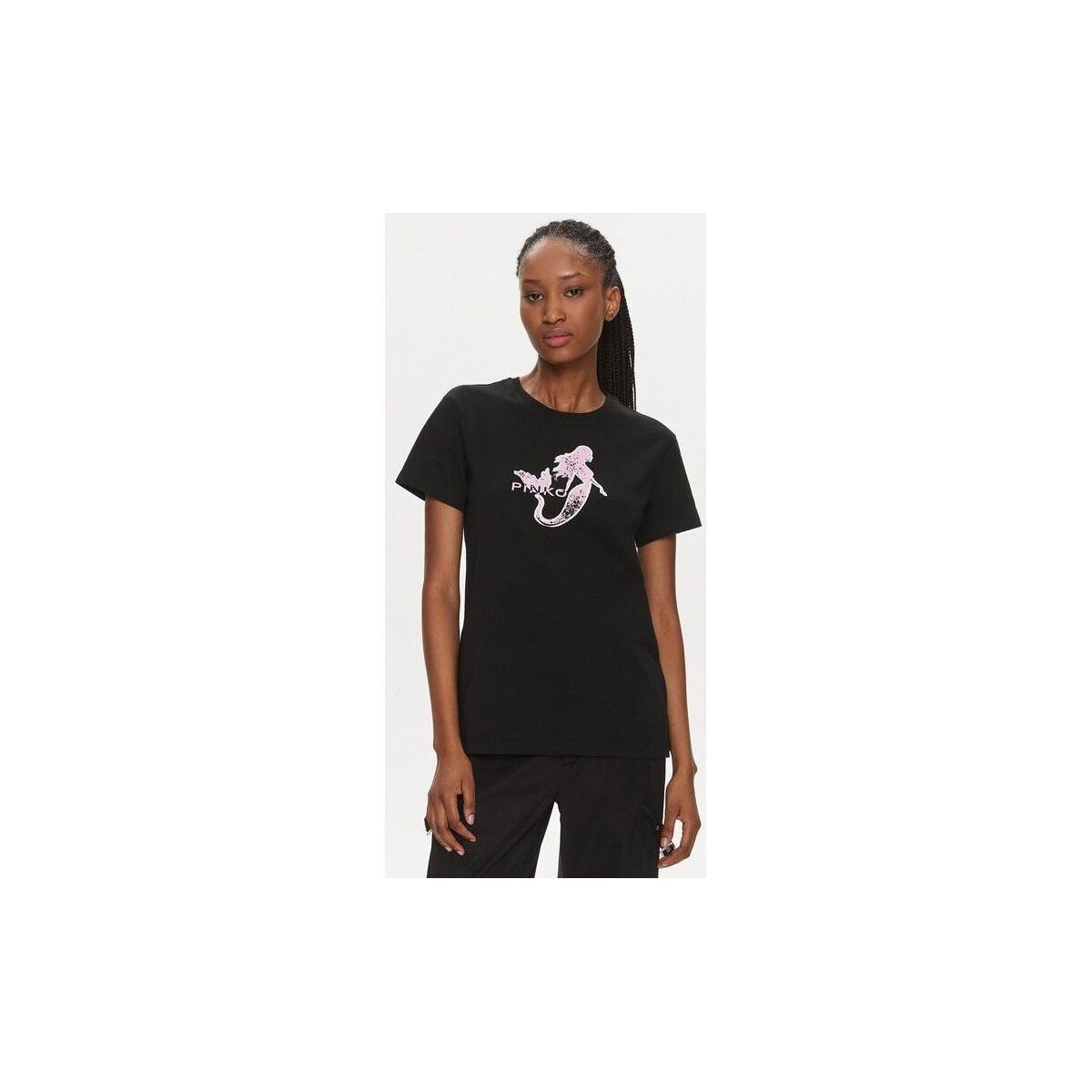 Vêtements Femme T-shirts & Polos Pinko TRAPANI 100789 A1OC-Z99 Noir
