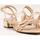 Chaussures Femme sandals liu jo cleo 59 4a1791 ex084 d gold  Doré
