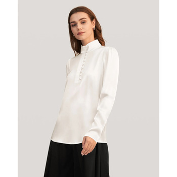 Vêtements Femme Chemises / Chemisiers Lilysilk <!]> Blanc