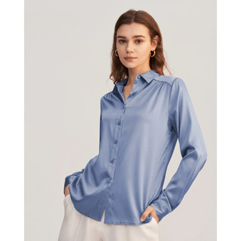 Vêtements Femme Chemises / Chemisiers Lilysilk <!]> Bleu