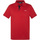 Vêtements Homme chevron-knit zip-up polo shirt Grün Polo coton droit Rouge