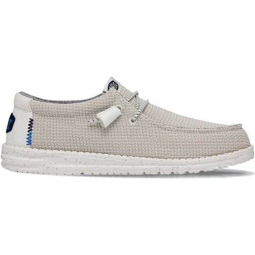 Chaussures Homme Baskets mode HEYDUDE Wally Sport Mesh Blanc