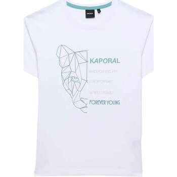 Vêtements Garçon T-shirts manches courtes Kaporal 161607VTPE24 Blanc