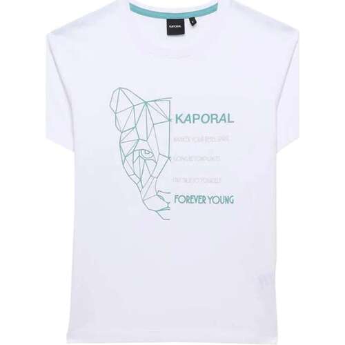 Vêtements Garçon T-shirts manches courtes Kaporal 161607VTPE24 Blanc
