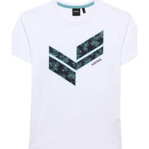 Vêtements Garçon T-shirts manches courtes Kaporal 161609VTPE24 Blanc