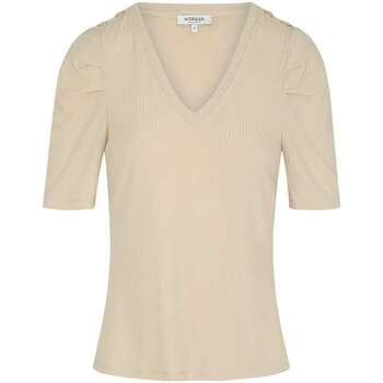 Vêtements Femme T-shirts manches courtes Morgan 161881VTPE24 Beige
