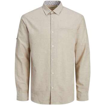 Vêtements Homme Chemises manches longues Premium By Jack & Jones 162414VTPE24 Beige