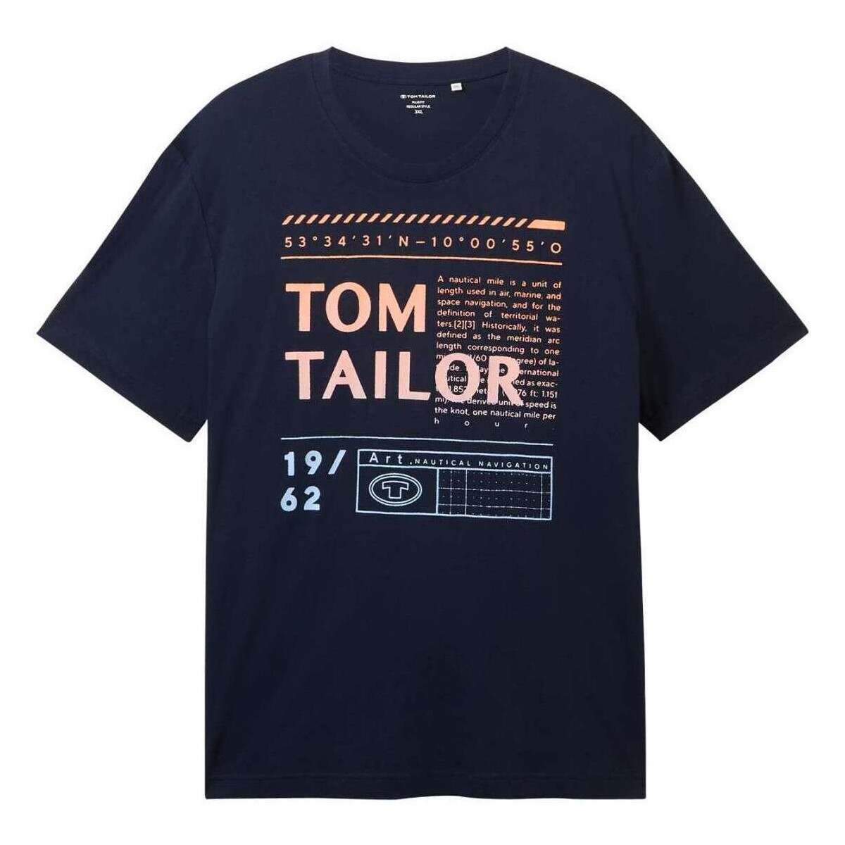 Vêtements Homme T-shirts manches courtes Tom Tailor 162888VTPE24 Marine