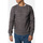 Vêtements Homme Chemises manches longues Hopenlife Sweat pull col rond manches longues BAYTOWN gris anthracite