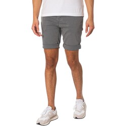 Vêtements Homme Shorts / Bermudas Replay Short fuselé en denim Gris