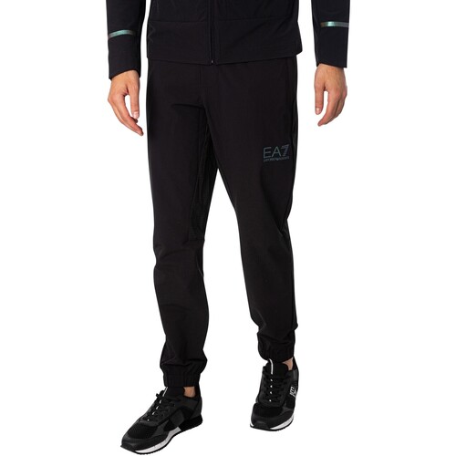 Vêtements Homme Pantalons de survêtement Emporio Armani EA7 Pantalon de jogging avec boîte à logo Noir