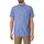 Vêtements Homme Chemises manches courtes Gant Chemise à manches courtes en coton et lin régulier Bleu