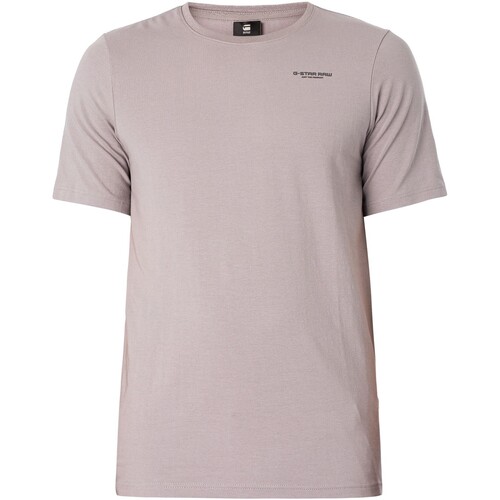 Vêtements Homme T-shirts Mid courtes G-Star Raw T-shirt à base mince Gris