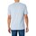 Vêtements Homme T-shirts manches courtes BOSS Dero222 - T-shirt avec logo sur la poitrine Bleu