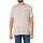 Vêtements Homme T-shirts manches courtes BOSS Dero222 - T-shirt avec logo sur la poitrine Beige