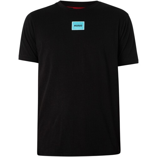 Vêtements Homme T-shirts manches con BOSS Diragolino212 T-shirt avec logo Noir