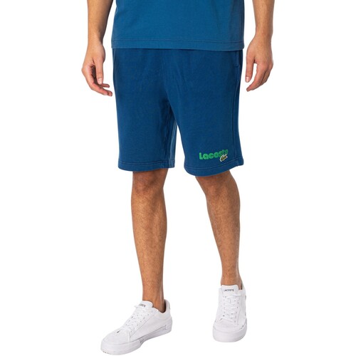 Vêtements Homme Shorts peplum / Bermudas Lacoste Short de survêtement de marque Bleu