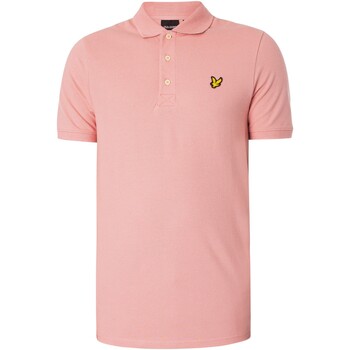 Vêtements Homme Polos manches courtes S10 Taped T-shirt Polo uni Rose