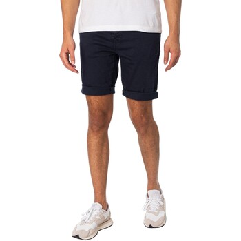 Vêtements Homme Back Shorts / Bermudas Replay Short fuselé en denim Bleu