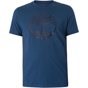 Vêtements Homme T-shirts manches courtes Timberland T-shirt avec logo d'arbre Bleu