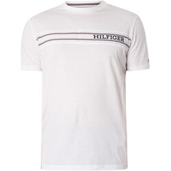 Vêtements Homme Pyjamas / Chemises de nuit Tommy Hilfiger T-shirt de la ligne Lounge Brand Blanc