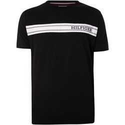 Vêtements Homme Pyjamas / Chemises de nuit Tommy Hilfiger T-shirt de la ligne Lounge Brand Noir