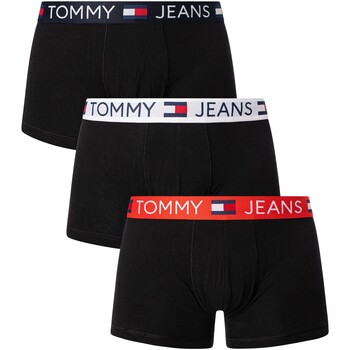 Sous-vêtements Homme Caleçons Grey Tommy Jeans Pack de 3 troncs Noir