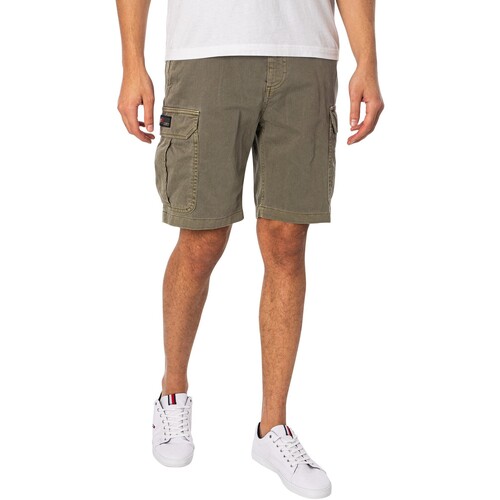 Vêtements Homme Shorts / Bermudas Tommy job Jeans Short cargo droit Ethan Vert
