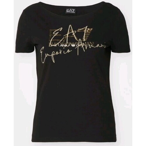 Vêtements Femme Débardeurs / T-shirts sans manche Emporio Armani EA7 3DTT26 TJFKZ Noir