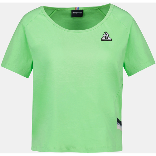 Vêtements Femme T-shirts manches courtes Malles / coffres de rangements T-shirt Femme Vert