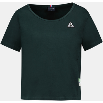 Vêtements Femme Bat Tee Ss N°1 Le Coq Sportif T-shirt Femme Vert