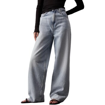 Vêtements Femme Jeans droit Tank Calvin Klein Jeans J20J223427 Bleu