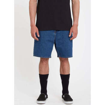Vêtements Homme Shorts / Bermudas Volcom Pantalón Corto  Billow Denim Short - Oliver Mid Blue Bleu