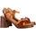 Chaussures Femme Sandales et Nu-pieds The Divine Factory Sandales à Talons Marron
