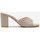 Chaussures Femme Loints Of Holla Vera Collection Mules à talons carrés pour femmes, Beige Beige