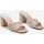 Chaussures Femme Sandales et Nu-pieds Vera Collection Mules à talons carrés pour femmes, Beige Beige