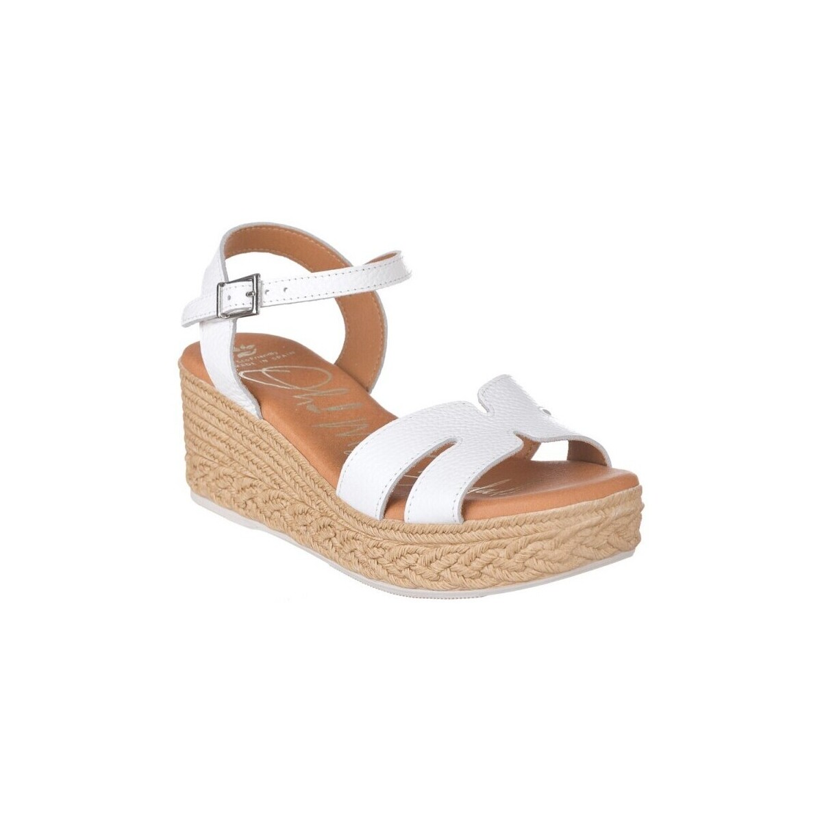 Chaussures Femme Sandales et Nu-pieds Oh My Sandals 5451 Blanc