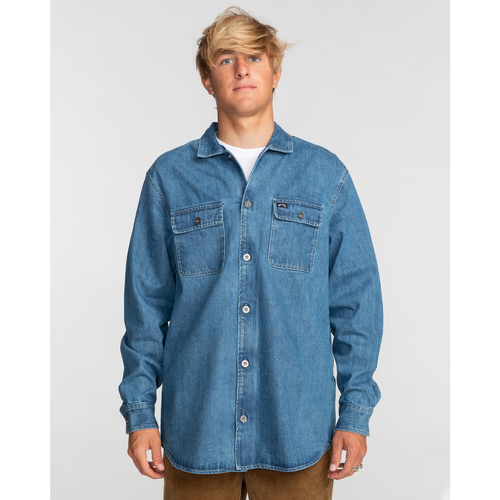 Vêtements Homme Chemises manches longues Billabong Ridge Bleu