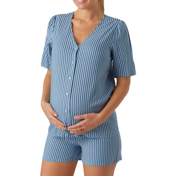Vêtements Femme Pyjamas / Chemises de nuit Mamalicious 20018864 Bleu