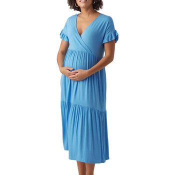 Vêtements Femme Robes longues Mamalicious 20018146 Bleu
