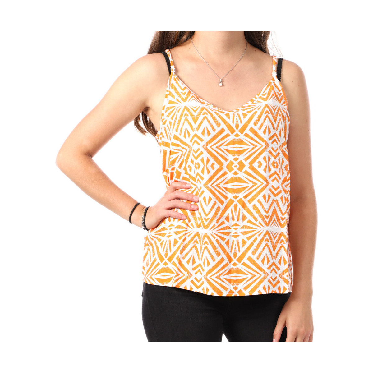 Vêtements Femme T-shirts & Polos Only 15222159 Orange