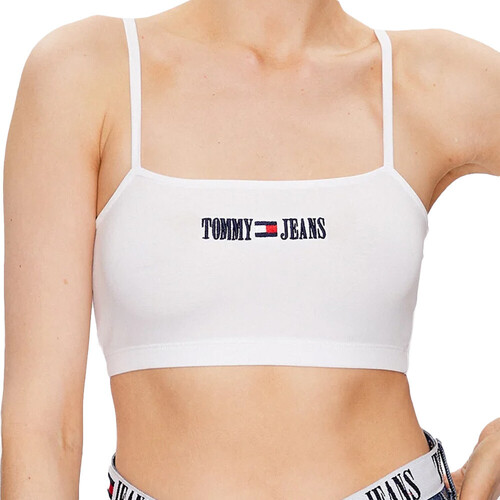 Vêtements Femme T-shirts & Polos Tommy Hilfiger DW0DW15458 Blanc